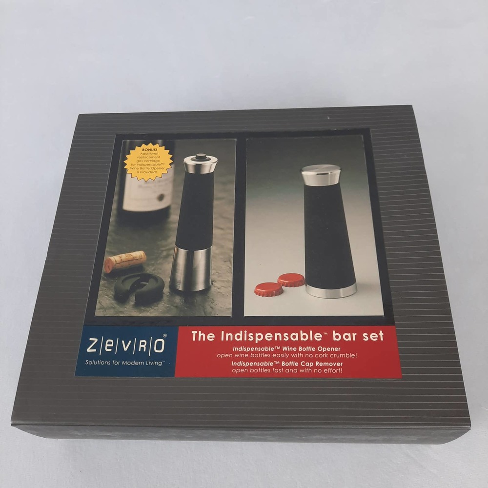 Zevro  Indispensable Bar Set,Wine Bottle Opener,Bottle Cap Remover